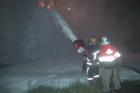 На электростанции в Харькове произошел пожар