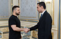 Зеленський зустрівся з главою італійського МЗС