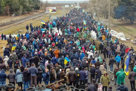 Колонна российской техники двигается в сторону Энергодара, - мэр