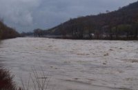 ГСЧС предупредила о повышении уровня воды на реках Закарпатья