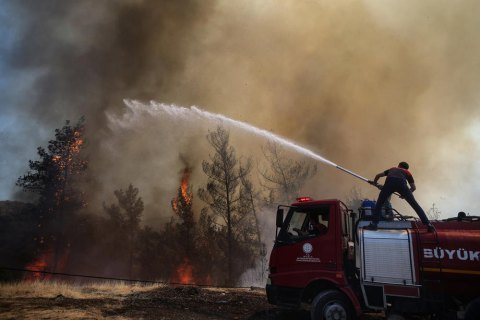 Пожежі у Туреччині: Ердоган повідомив про затримання підозрюваного у підпалі