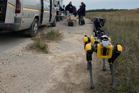 У Чорнобильській зоні випробували робособаку Boston Dynamics 