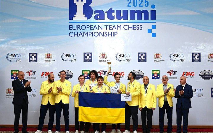 Тріумф українських збірних на командних чемпіонатах Європи з шахів у Батумі