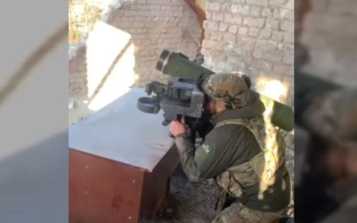 Спецназ СБУ  за допомогою “Джавеліна” знищив російську БМП з піхотою