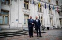 Андрій Сибіга провів у Києві переговори з міністром закордонних справ Естонії Маргусом Цахкною