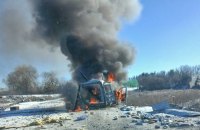 ​На Харківщині росіяни атакували безпілотником автомобіль, що розвозив хліб у прифронтові села