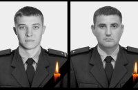 У Запорізькій області попрощалися з двома рятувальниками, які загинули під час ракетного обстрілу