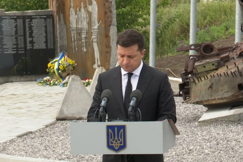 Зеленський у Авдіївці представив нового командувача Об'єднаних сил