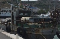 "Суд" в Крыму оштрафовал капитана украинского судна ЯМК-0041 и отпустил