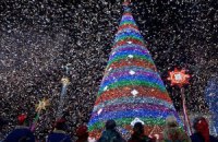 ​200 тысяч человек отметили Новый год на Майдане Незалежности