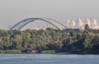 На Подільському мосту в Києві демонтували майже всі тимчасові опори