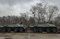 Збройні сили Білорусі отримали нову партію російських бронетранспортерів БТР-82А