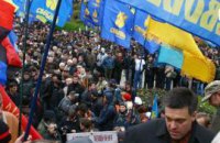 БЮТ и "Свобода" снова не поделили сцену