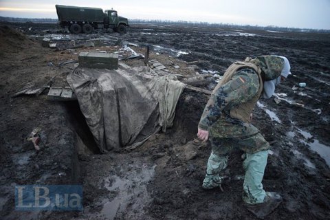 Ночью боевики обстреляли позиции военных из минометов запрещенного калибра