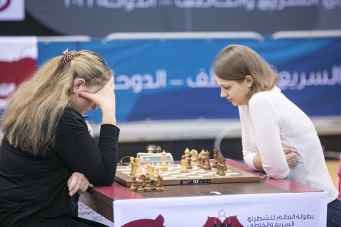 Украинка Анна Музычук стала чемпионкой мира по быстрым шахматам 
