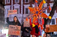 Друге Різдво в полоні. Родини українських захисників вийшли на пікет у Львові