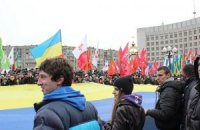 В "Батькивщине" насчитали 10 тыс. участников митинга в Луцке