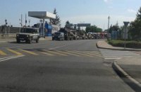 Угорці зняли військову колону на в'їзді в Україну (оновлено)