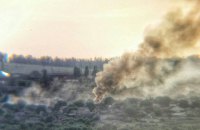 Бойовики обстріляли Новолуганське із запалювальної зброї