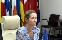 Брюссель викликає російського посла через пошкодження обстрілом будівлі представництва ЄС у Києві