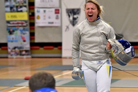 Украина завоевала серебро на чемпионате Европы в командной сабле