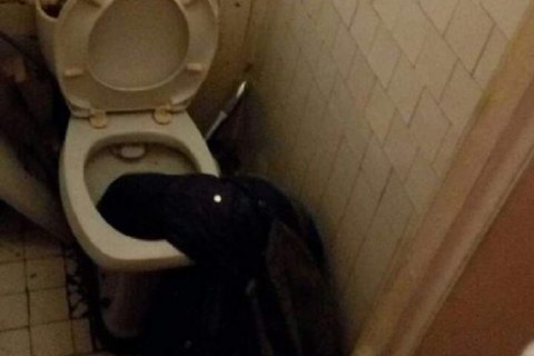 В Киеве спасатели освободили мужчину, который опустил руку в унитаз и застрял