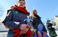 В Киеве почтили память убитого в Крыму Решата Аметова