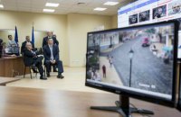 Кличко показал экс-мэру Нью-Йорка систему видеонаблюдения в Киеве