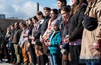 Во Львове пластуны почтили память борцов за независимую Украину