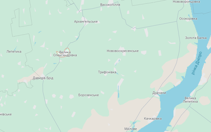 Внаслідок обстрілу Великої Олександрівки на Херсонщині постраждала жінка