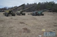 Украина отвела всю артиллерию от линии фронта на Донбассе