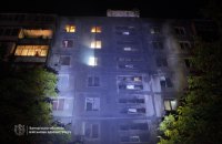 Окупанти вдарили дроном по житловому будинку в Запоріжжі