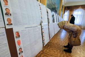 В киевских округах побеждают выдвиженцы партий Майдана
