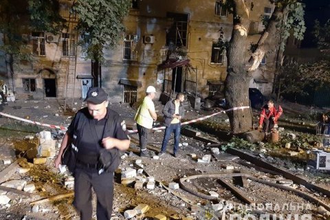 Полиция: вероятная причина взрыва в центре Киева - утечка газа