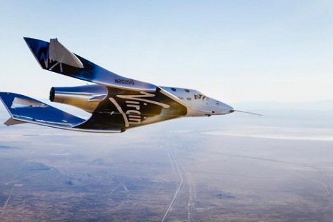 Virgin Galactic провела випробування нового космічного корабля SpaceShipTwo 