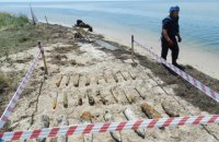 Водолазы ГосЧС подняли больше тысячи артснарядов с корабля, затонувшего в Черном море во время Второй мировой войны