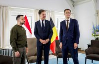 ​Зеленський та глави урядів Бельгії і Нідерландів підписали спільну декларацію