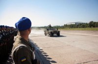 Військові провели першу репетицію параду до Дня Незалежності