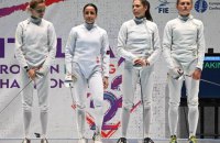 Українські шпажистки вибороли "бронзу" чемпіонату Європи з фехтування