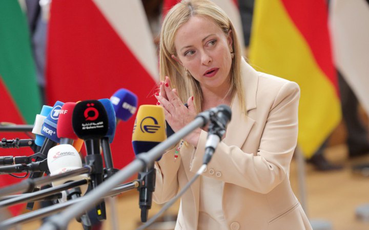 Мелоні: мир в Україні не означає, що вона повинна здатися