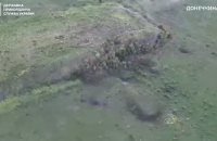Прикордонники на Донецькому напрямку знищили два склади з боєприпасами росіян