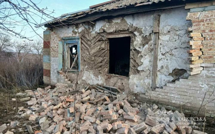 На Харківщині під ворожими ударами опинилися п’ять населених пунктів: пошкоджено будинки та інфраструктуру