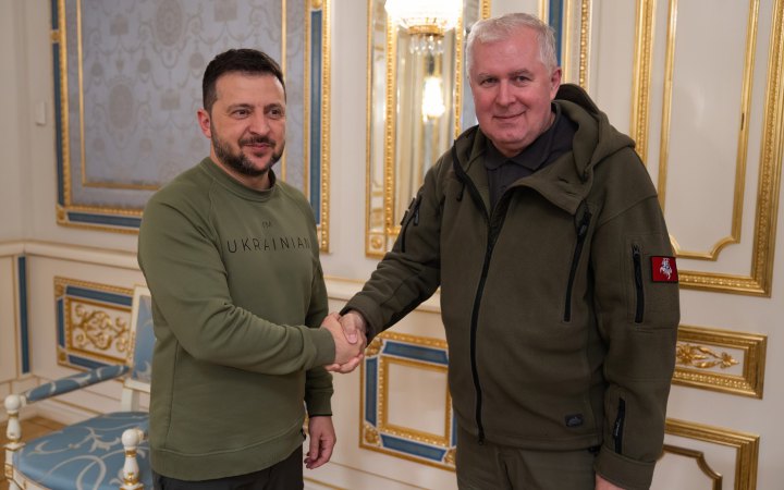 Зеленський обговорив із міністром оборони Литви спільні проєкти в ОПК