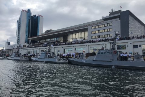 Четыре новых бронекатера вошли в состав ВМСУ 