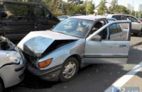 ДТП у Києві: Mitsubishi, виїхавши на зустрічну смугу, травмував трьох дітей