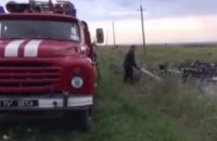 В интернете появилось видео с места падения Boeing-777