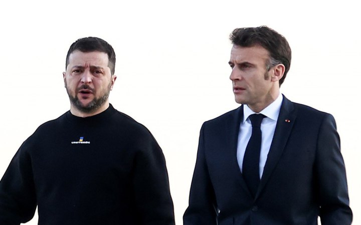 Зеленський і Макрон поспілкувалися про ситуацію на фронті