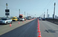 В Киеве во время испытаний вновь прорвало теплосеть под мостом Патона