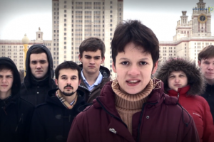 В Москве студенты сорвали лекцию лидера российского движения "Антимайдан"