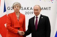 Мэй впервые после отравления Скрипалей встретилась с Путиным